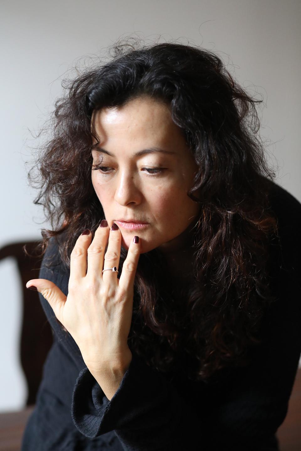 A portrait of a woman