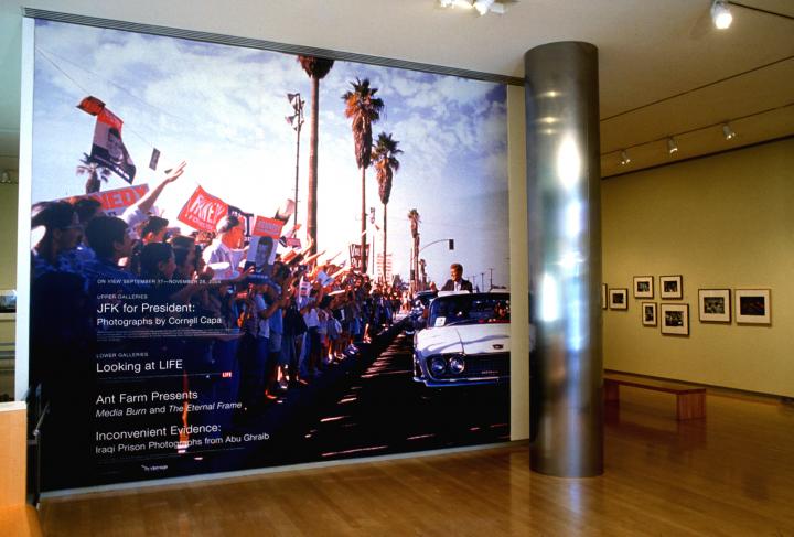 JFK for President by Cornell Capa display