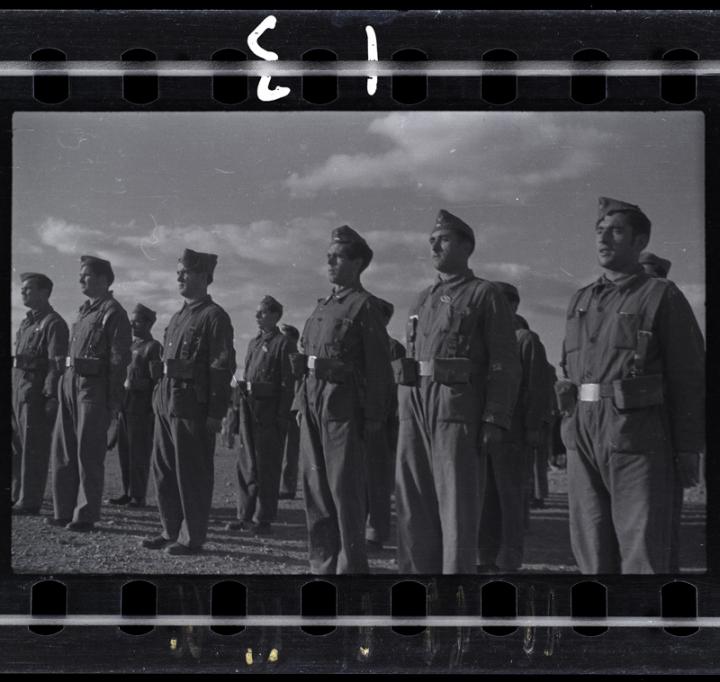 Gerda Taro, [Training of the New Peoples Army, Valencia], March 1937.
